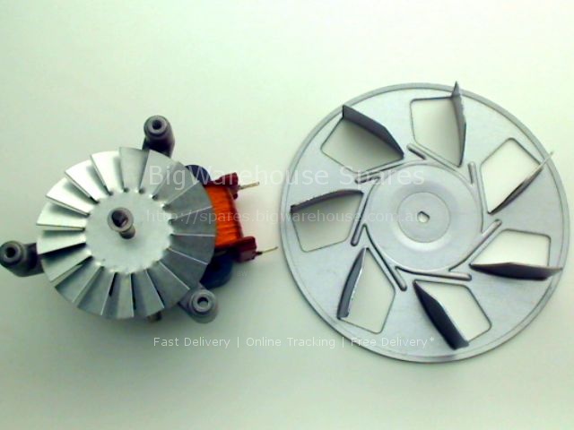 WSE6100SA oven fan motor assembly