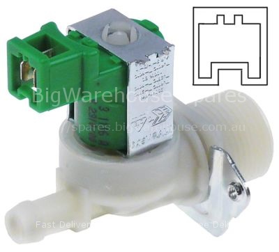 Winterhalter 3106250 Water Inlet Solenoid Valve – Replacement For Commercial Dishwashers (3/4")